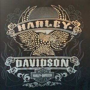 Harley Davidson long-sleeve with silver and bling!
